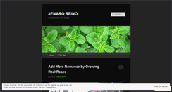 Desktop Screenshot of jenaroreino.wordpress.com