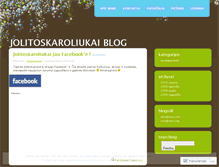 Tablet Screenshot of jolitoskaroliukai.wordpress.com