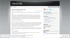 Desktop Screenshot of joshuagao.wordpress.com