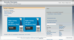 Desktop Screenshot of keralarecipes.wordpress.com