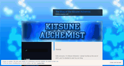 Desktop Screenshot of kitsunealchemist.wordpress.com