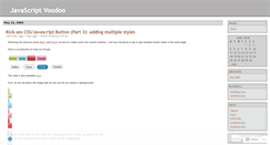 Desktop Screenshot of javascriptvoodoo.wordpress.com