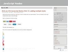 Tablet Screenshot of javascriptvoodoo.wordpress.com