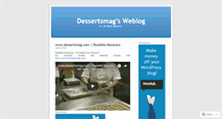Desktop Screenshot of dessertsmag.wordpress.com