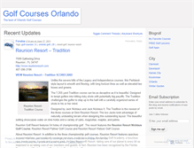 Tablet Screenshot of courseorlando.wordpress.com