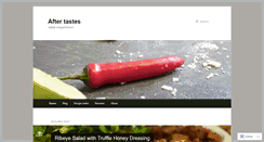 Desktop Screenshot of aftertastesdotcom.wordpress.com