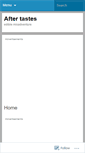 Mobile Screenshot of aftertastesdotcom.wordpress.com