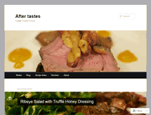 Tablet Screenshot of aftertastesdotcom.wordpress.com