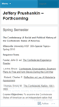 Mobile Screenshot of drjefferyprushankinsyllabus.wordpress.com