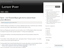 Tablet Screenshot of latestpost.wordpress.com