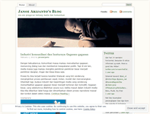 Tablet Screenshot of janoearijanto.wordpress.com