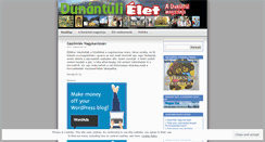 Desktop Screenshot of dunantulielet.wordpress.com