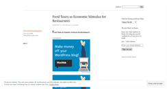 Desktop Screenshot of foodtoursinc.wordpress.com