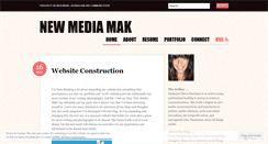 Desktop Screenshot of newmediamak.wordpress.com