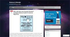 Desktop Screenshot of catawbasciencecenter.wordpress.com