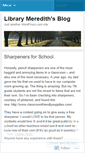 Mobile Screenshot of librarymeredith.wordpress.com
