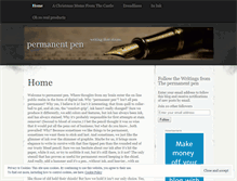 Tablet Screenshot of permanentpen.wordpress.com