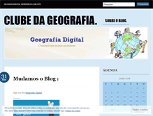 Tablet Screenshot of geografiadigital.wordpress.com