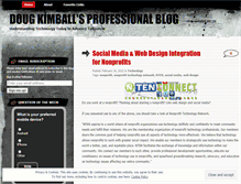 Tablet Screenshot of dougkimball.wordpress.com