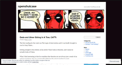 Desktop Screenshot of openshutcase.wordpress.com