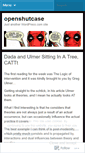 Mobile Screenshot of openshutcase.wordpress.com