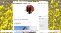 Desktop Screenshot of honeybeewithasideoflion.wordpress.com