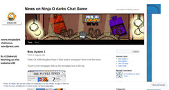 Desktop Screenshot of ninjaodarkchatnews.wordpress.com