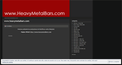 Desktop Screenshot of heavymetalbars.wordpress.com