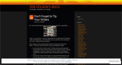 Desktop Screenshot of joncolson.wordpress.com