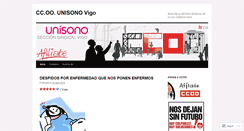 Desktop Screenshot of ccoounisonovigo.wordpress.com