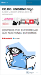 Mobile Screenshot of ccoounisonovigo.wordpress.com