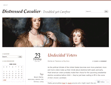 Tablet Screenshot of distressedcavalier.wordpress.com