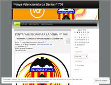 Tablet Screenshot of penyavalencianistalasenia.wordpress.com