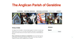 Desktop Screenshot of anglicansingeraldine.wordpress.com