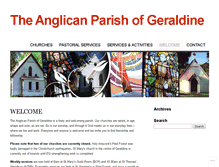 Tablet Screenshot of anglicansingeraldine.wordpress.com