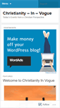 Mobile Screenshot of christianityinvogue.wordpress.com