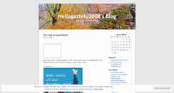 Desktop Screenshot of hellogaztelu2008.wordpress.com