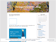 Tablet Screenshot of hellogaztelu2008.wordpress.com