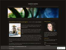 Tablet Screenshot of mindsatmotion.wordpress.com