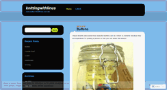 Desktop Screenshot of knittingwithlinus.wordpress.com