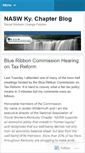 Mobile Screenshot of naswkychapterblog.wordpress.com