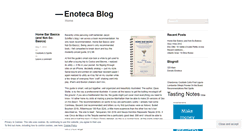 Desktop Screenshot of enotecablog.wordpress.com