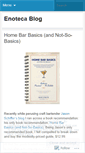 Mobile Screenshot of enotecablog.wordpress.com
