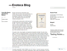 Tablet Screenshot of enotecablog.wordpress.com