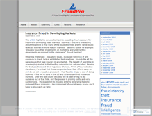 Tablet Screenshot of fraudpro.wordpress.com