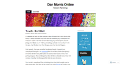 Desktop Screenshot of danmorrisonline.wordpress.com
