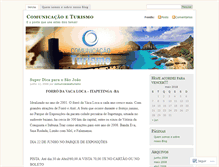 Tablet Screenshot of comunicacaoeturismo.wordpress.com