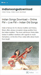 Mobile Screenshot of indiansongsdownload.wordpress.com