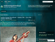 Tablet Screenshot of indiansongsdownload.wordpress.com