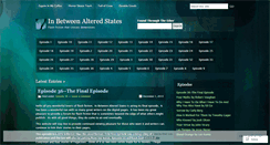 Desktop Screenshot of inbetweenalteredstates.wordpress.com